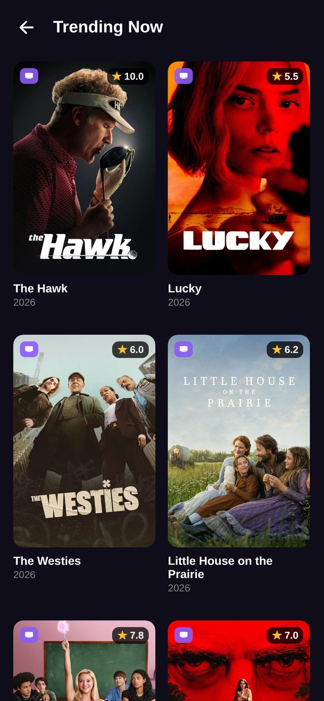 Browse trending now